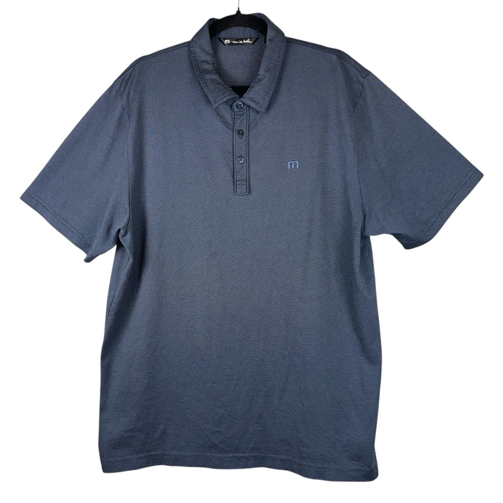 Travis Mathew Blue Polo Shirt